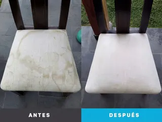 Resultado del servicio: Llegaron puntuales y dejaron mi sofá como nuevo